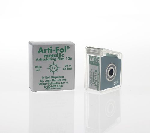Arti-Fol® metallic, 12 µ, grün, Spender, 22 mm x 20 m