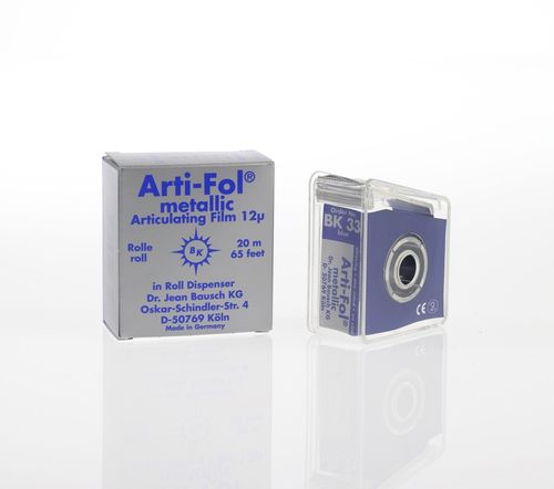 Arti-Fol® metallic, 12 µ, blau, Spender, 22 mm x 20 m