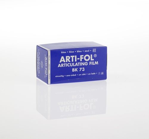 Arti-Fol® Plastik, 8 µ, blau, Spender, 75 mm x 20 m