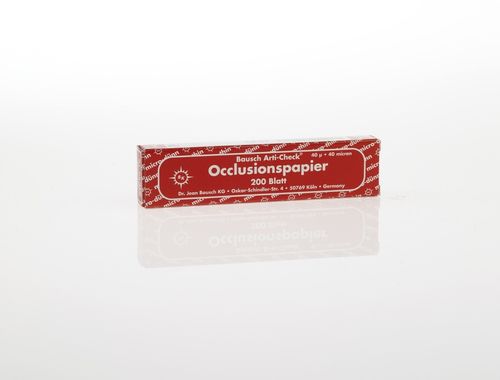 Artikulationspapiere 40 µ, rot, Heftchenpackung