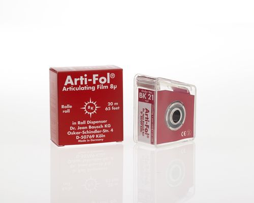 Arti-Fol® Plastik, 8 µ, rot, Spender, 22 mm x 20 m