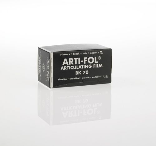 Arti-Fol® Plastik, 8 µ, schwarz, Spender, 75 mm x 20 m